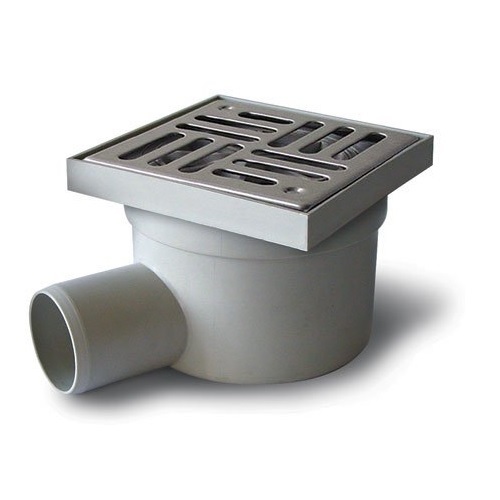 Ashirvad Pushfit And Solfit SWR Spares For Roof Floor Drain (T) White 6 Inch, 4052113